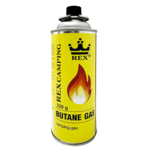 Газовый баллон цанговый, 220 г, всесезонный, Rex